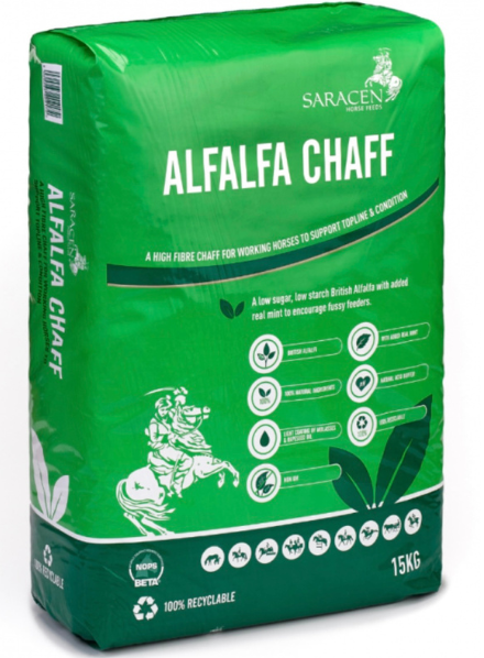 Saracen Alfalfa Chaff 15 kg - Dengie og Saracen - Labb og Mule