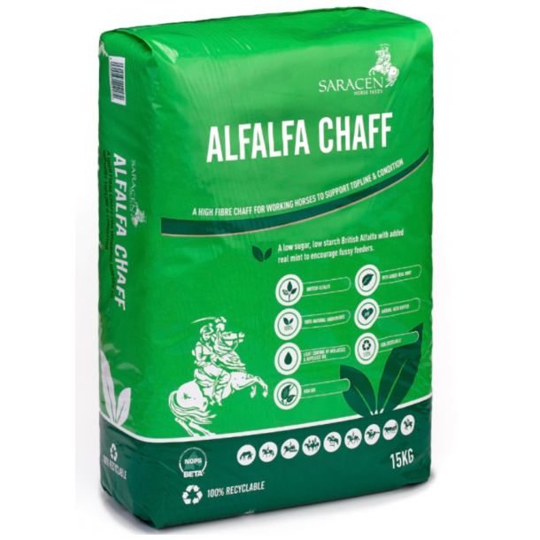 Saracen Alfalfa Chaff 15 kg - Dengie og Saracen - Labb og Mule